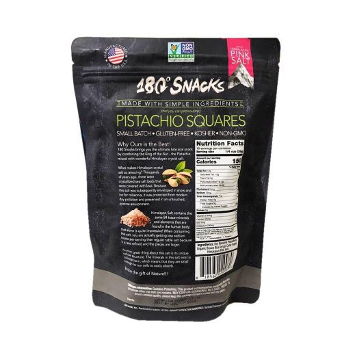 180 snacks pistachio squares 16 ounce 180 snacks 615092