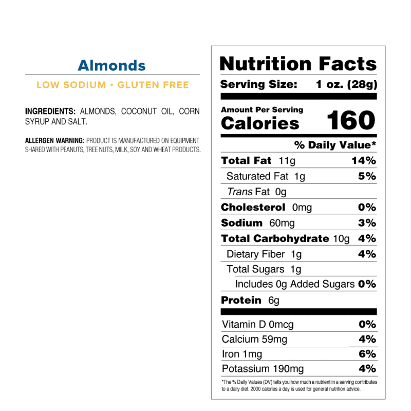 Almonds NutFacts Ingredients 1024x1024 2x e16bdca3 1471 4fe3 93c1 0a2d15192841