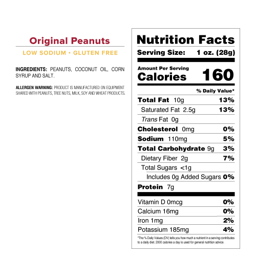 OriginalPeanuts NutFacts Ingredients 1024x1024 2x 8b014060 bb86 4a01 bd22 a19162fac7ab