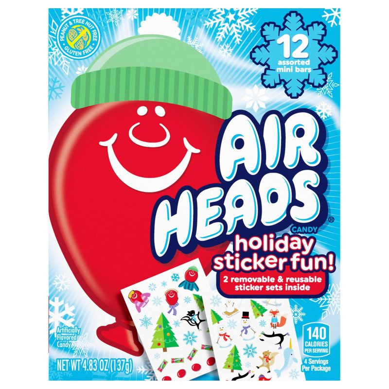 Airheads Minis Holiday Sticker Book Airheads 4.8 Ounce