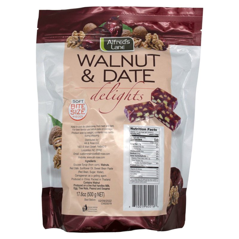 alfreds lane walnut date delights alfreds lane 262840