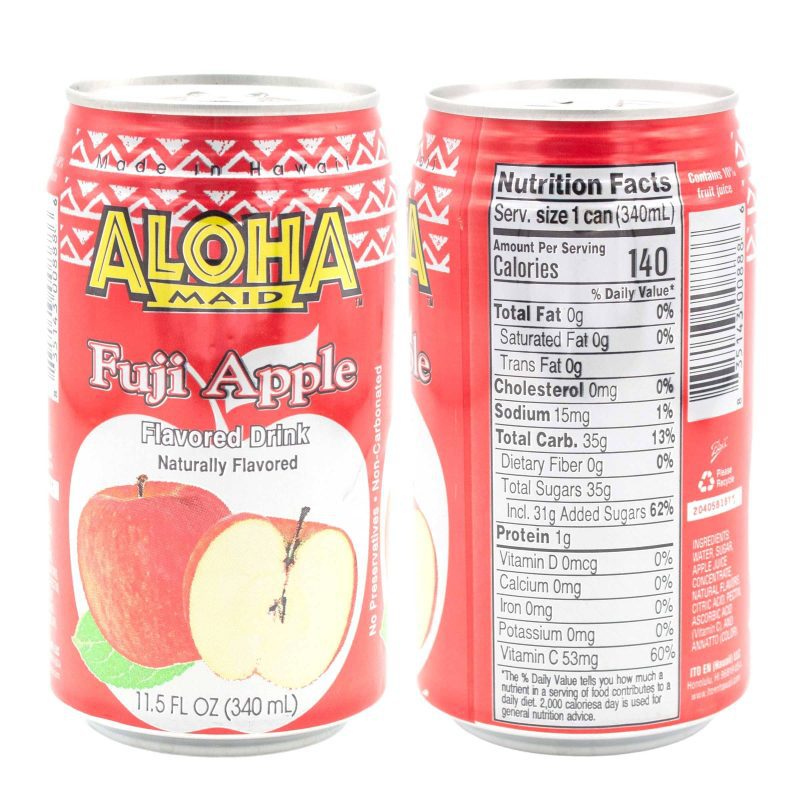 aloha maid drinks variety 4 cans per flavor total 12 cans snackathon 644195