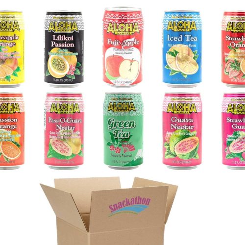 Aloha Maid Drinks, Variety, 4 Cans per Flavor, Total 12 Cans Snackathon All Flavors 11.5 Fl Oz (Pack of 10)