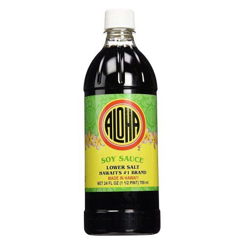 Aloha Soy Sauces Aaloha Shoyu Lower Salt 24 Fluid Ounce