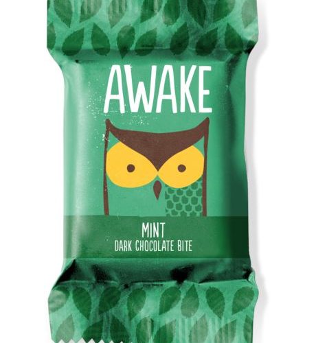 Awake Caffeinated Chocolate Energy Bites Awake Chocolate Dark Chocolate Mint 0.53 Ounce 