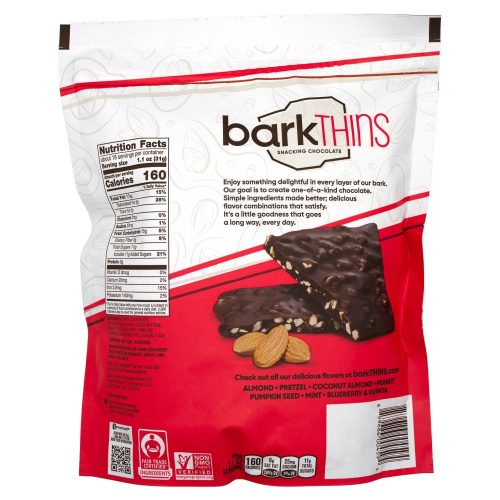 barkthins snacking chocolate meltable barkthins 510100