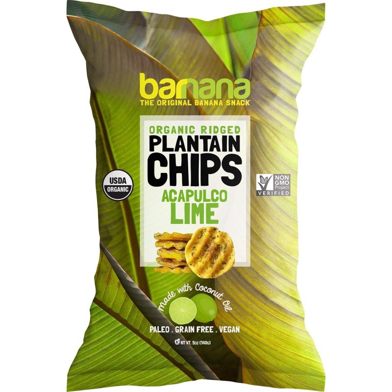 Barnana Organic Plantain Chips Barnana Acapulco Lime 5 Ounce