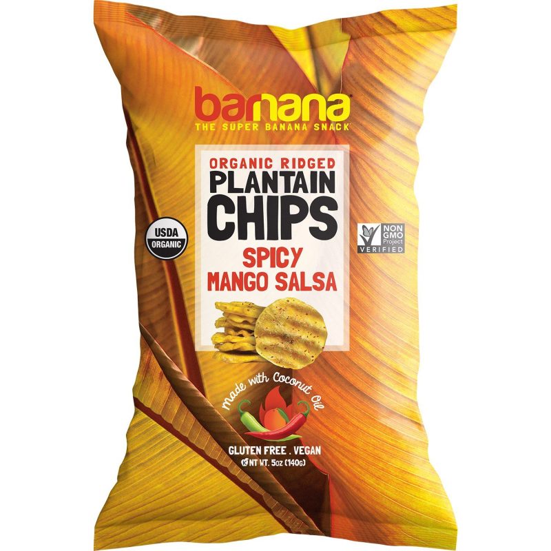 Barnana Organic Plantain Chips Barnana Spicy Mango Salsa 5 Ounce