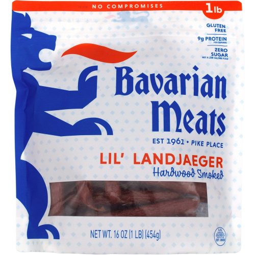 Bavarian Meats Hardwood Smoked Lil' Landjaeger Sticks Bavarian Meats 16 Ounce