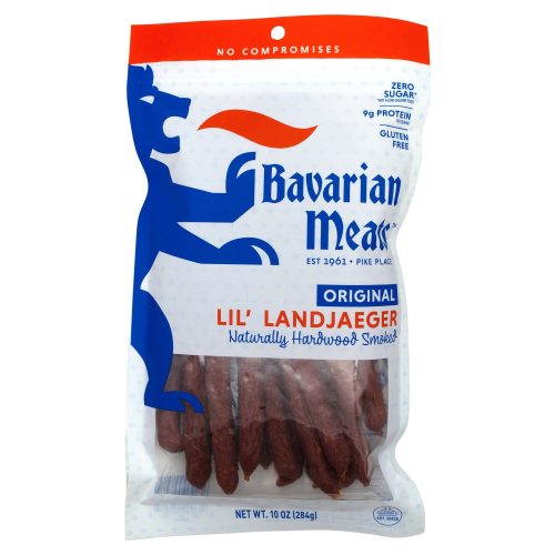 Bavarian Meats Hardwood Smoked Lil' Landjaeger Sticks Bavarian Meats Original 10 Ounce