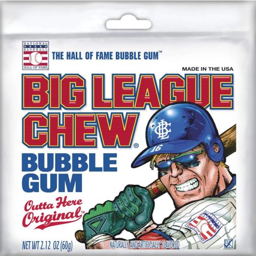 Big League Chew Bubble Gum Big League Chew Original 2.12 Ounce 