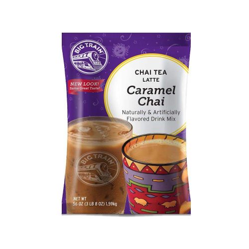 Big Train Chai Tea Mixes Big Train Caramel 56 Ounce 