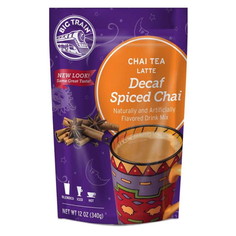 Big Train Chai Tea Mixes Big Train Decaf Spiced 56 Ounce