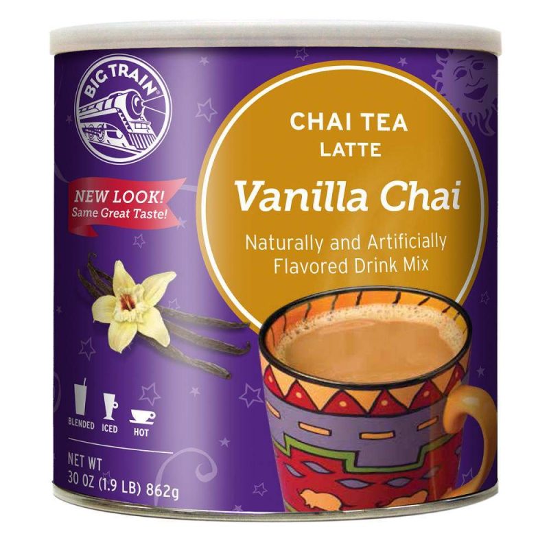 Big Train Chai Tea Mixes Big Train Vanilla 30 Ounce