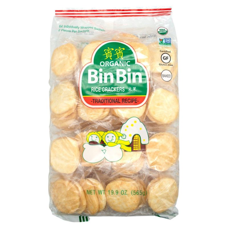 Bin Bin Rice Crackers Bin Bin Organic Original 19.9 Ounce