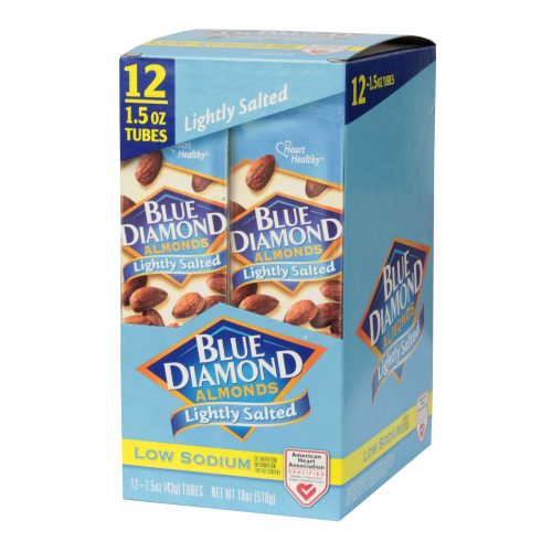 Blue Diamond Almonds Blue Diamond Almonds Low Sodium Lightly Salted 1.5 Oz-12 Count 