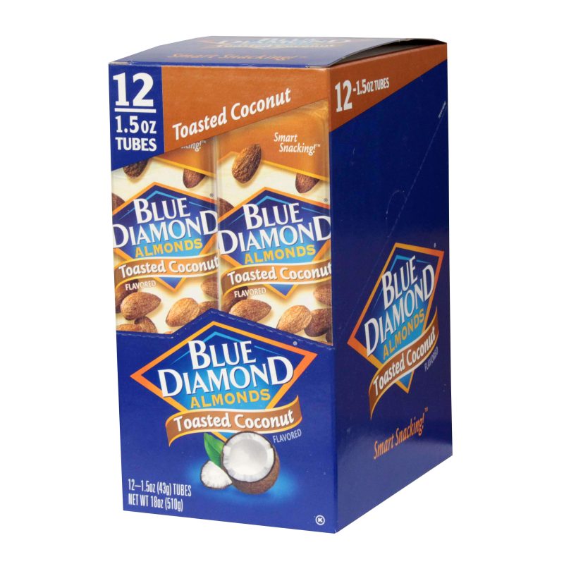 Blue Diamond Almonds Blue Diamond Almonds Toasted Coconut 1.5 Oz-12 Count