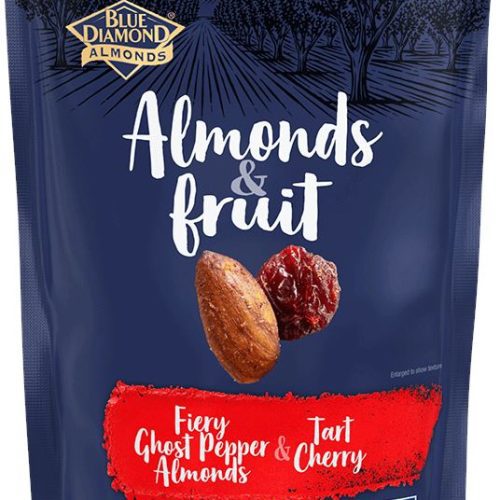 Blue Diamond Almonds & Fruit Blue Diamond Almonds Fiery Ghost Pepper Almonds & Tart Cherry 5 Ounce 