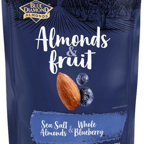 Blue Diamond Almonds & Fruit Blue Diamond Almonds Sea Salt Almonds & Whole Blueberry 5 Ounce 