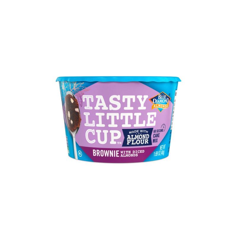 Blue Diamond, Tasty Little Cup Cake Mixes Blue Diamond Almonds Brownie with Diced Almonds 1.69 Ounce