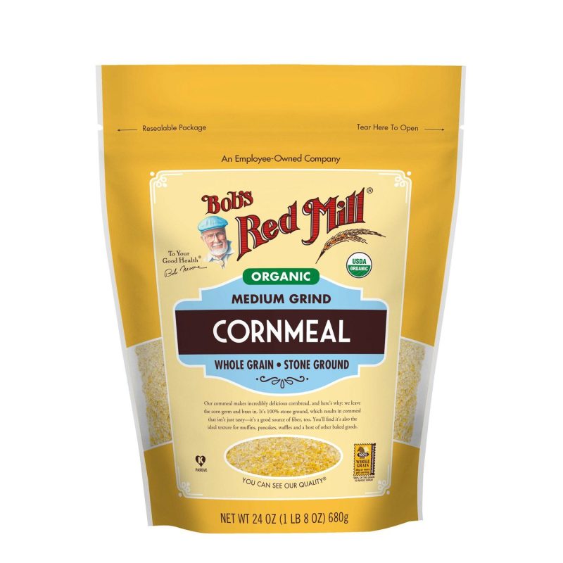 Bob's Red Mill Cornmeal Bob's Red Mill Organic Medium Grind 24 Ounce