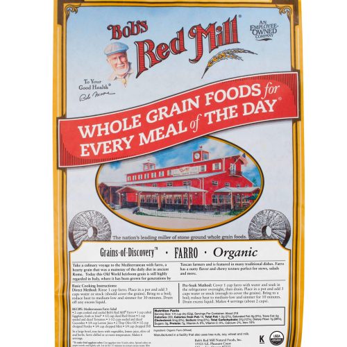 Bob's Red Mill Farro Bob's Red Mill Organic 25 Pound 