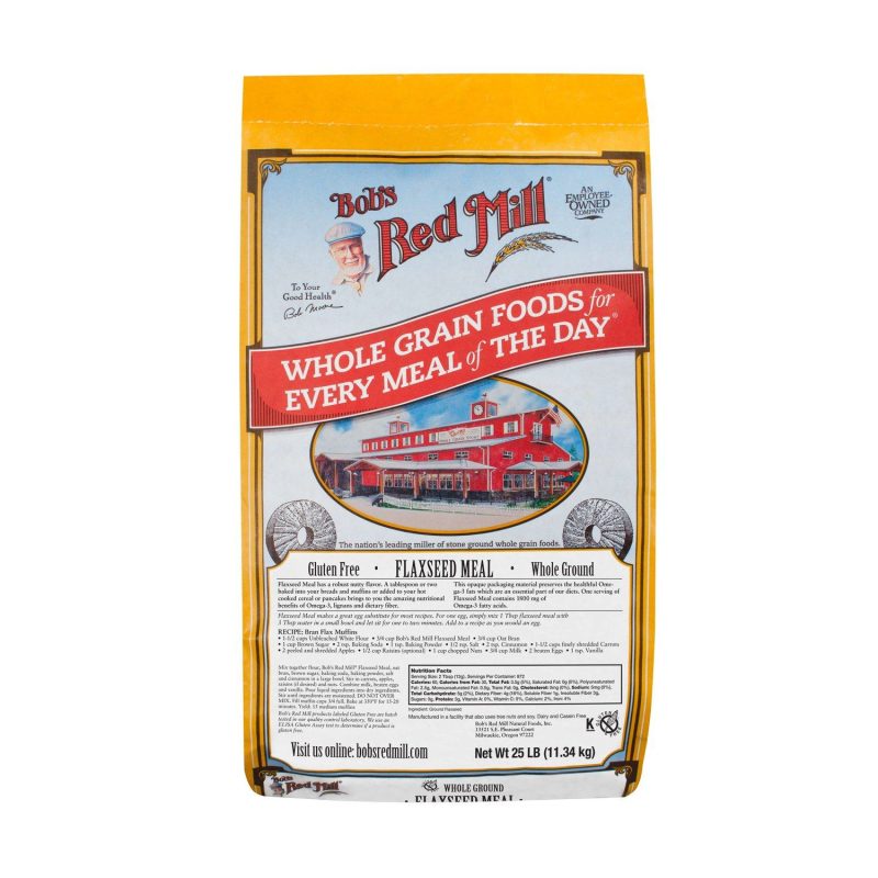 Bob's Red Mill Flaxseed Meal Bob's Red Mill Brown 25 Pound