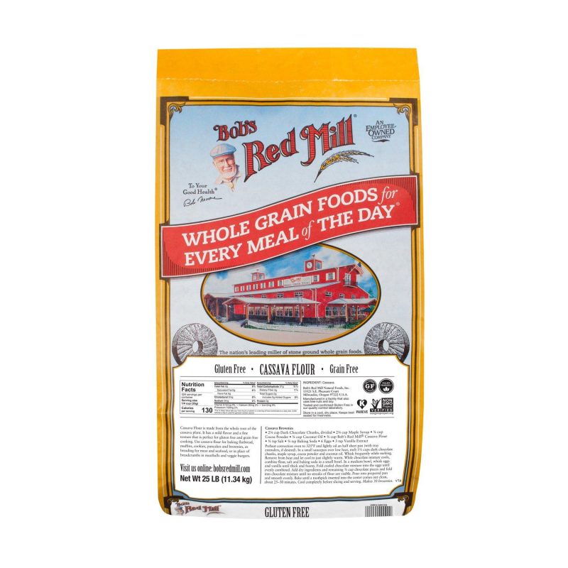 Bob's Red Mill Gluten Free Cassava Flour Bob's Red Mill 25 Pound