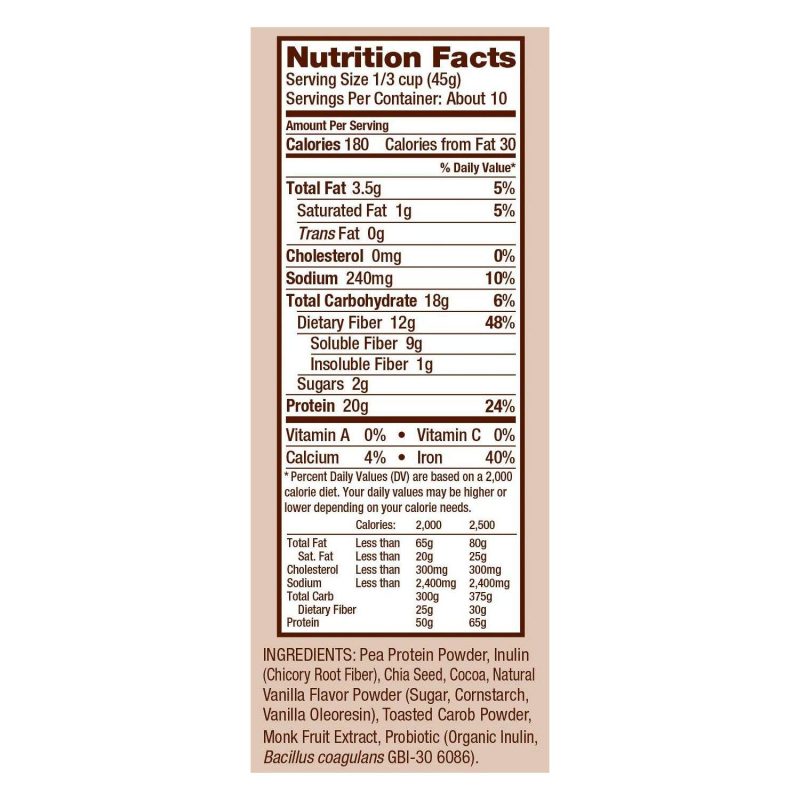 bobs red mill gluten free chocolate nutritional booster bobs red mill 811695