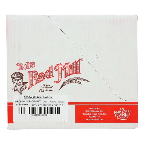 Bob's Red Mill Instant Oatmeal Packets Bob's Red Mill Brown Sugar & Maple 9.88 Oz-4 Count 