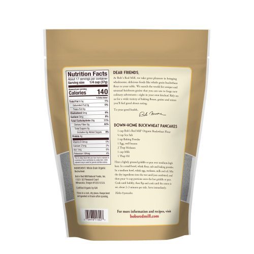 bobs red mill organic buckwheat flour bobs red mill 520642