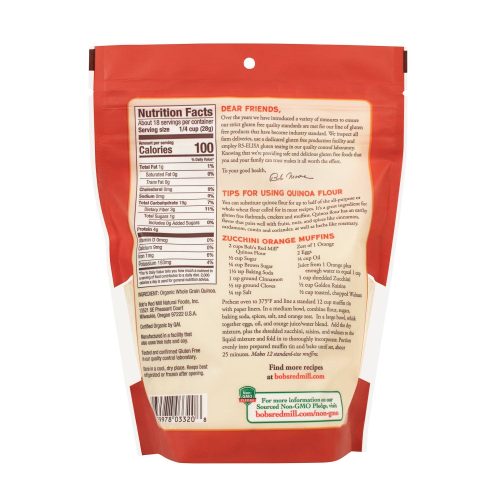 bobs red mill organic quinoa flour bobs red mill 332291