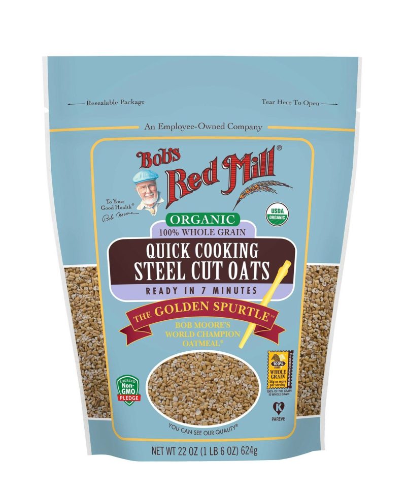 Bob's Red Mill Steel Cut Oats Bob's Red Mill Organic Quick Cooking 22 Ounce