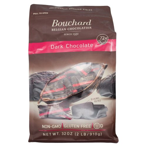 Bouchard Belgian Chocolate Meltable Bouchard Chocolate Dark Belgian Chocolate Napolitains 32 Ounce