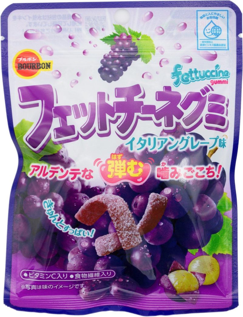 Bourbon Japanese Fettuccine Gummy Bourbon Grape 1.76 Ounce