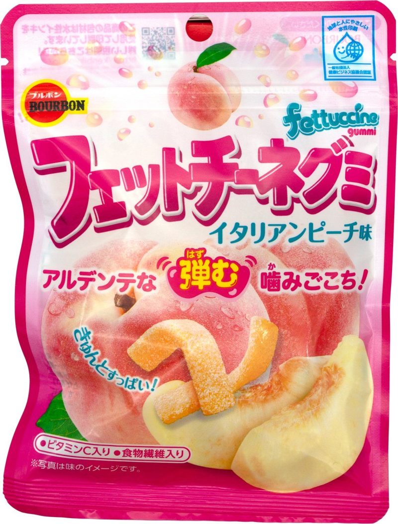 Bourbon Japanese Fettuccine Gummy Bourbon Peach 1.76 Ounce