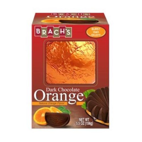 Brach's Candy Orange Ball Meltable Brach's Dark Chocolate 5.5 Ounce