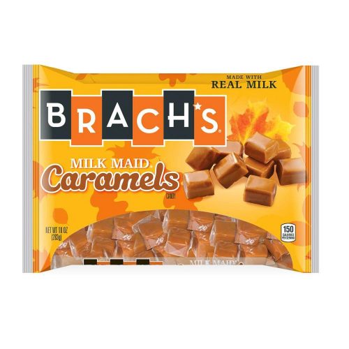 Brach's Halloween Candies Meltable Brach's Milk Maid Caramels 10 Ounce