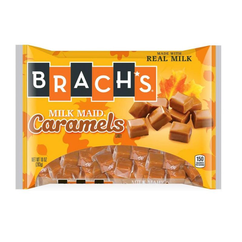 Brach's Halloween Candies Meltable Brach's Milk Maid Caramels 10 Ounce