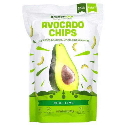 Branch Out Avocado Chips Branch Out Chili Lime 6 Ounce