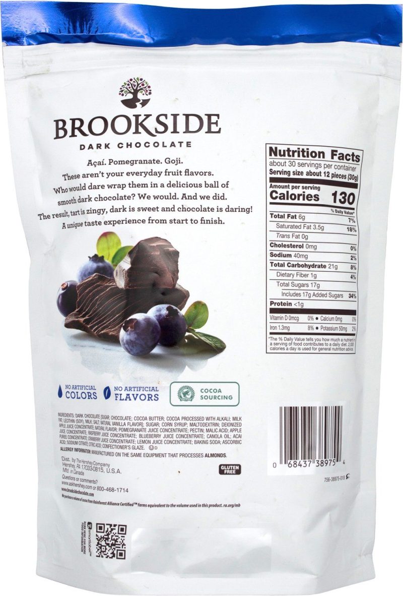 brookside dark chocolate brookside 157022