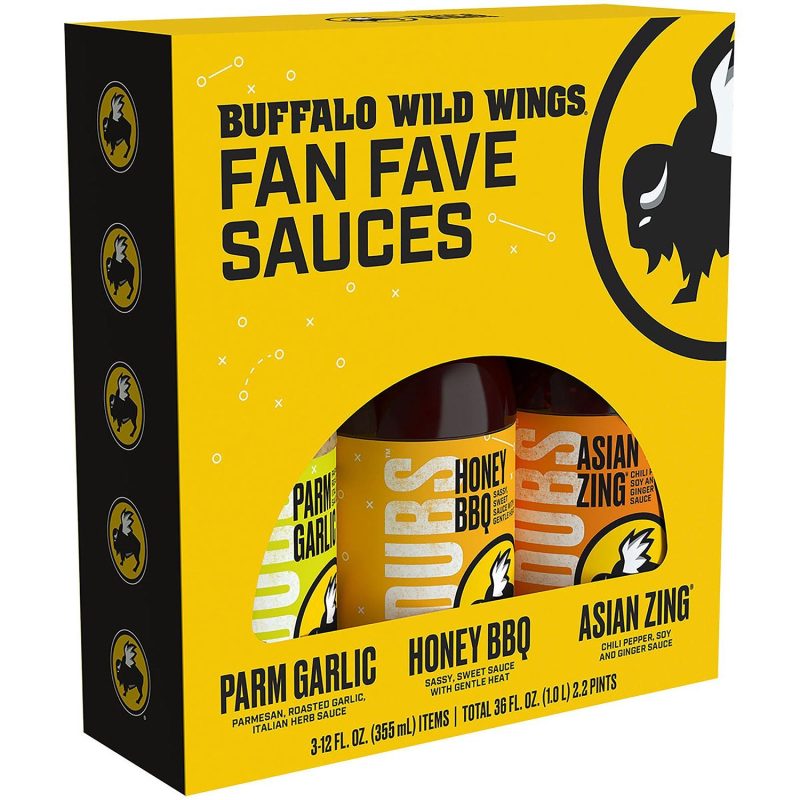 Buffalo Wild Wings Sauces Buffalo Wild Wings Variety 3 Flavors 12 Fl Oz-3 Count