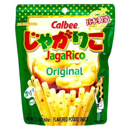 Calbee Jagarico Flavored Potato Snacks Calbee Original 2.12 Ounce 