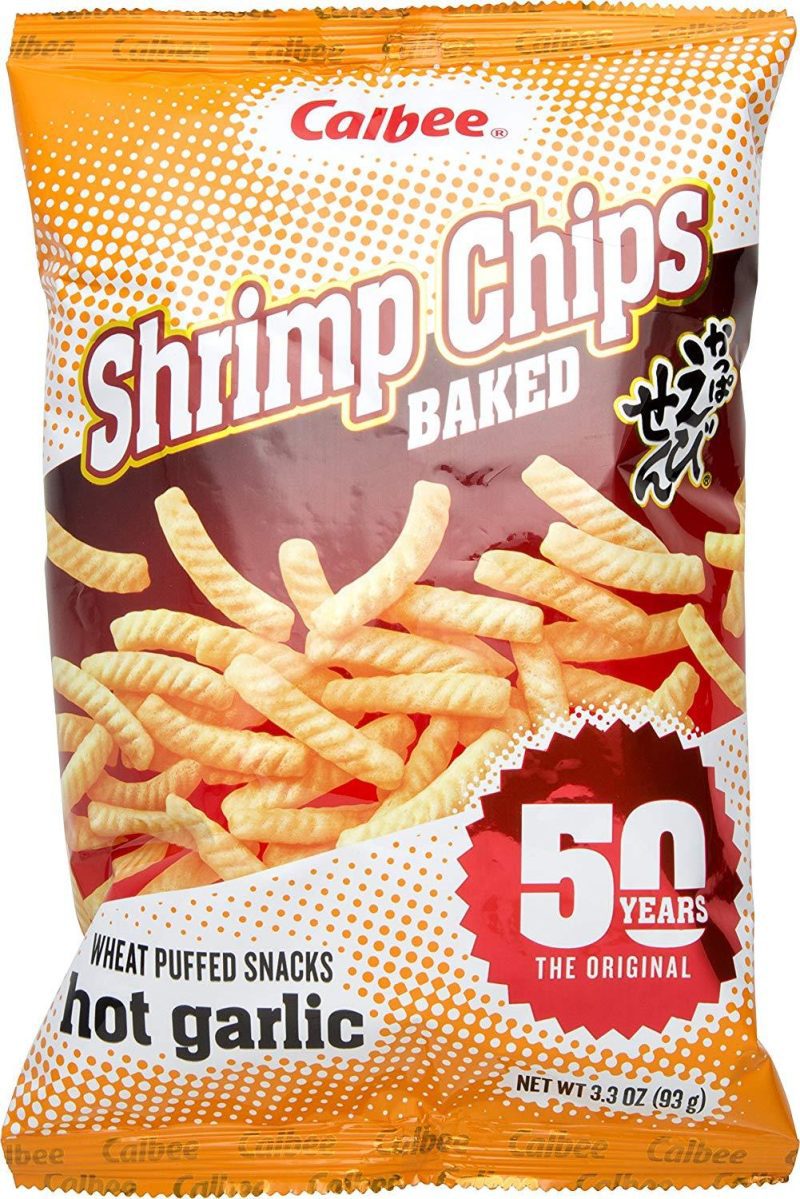 Calbee Shrimp Chips Calbee Hot Garlic 3.3 Ounce