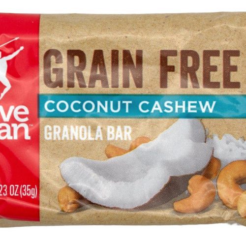 Caveman Foods Grain Free Granola Bar Caveman Foods Coconut Cashew 1.23 Ounce 