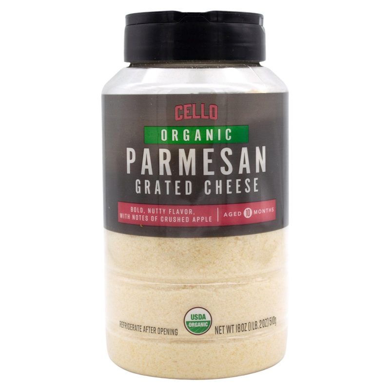 Cello Grated Cheese Cello Organic Parmesan 18 Ounce