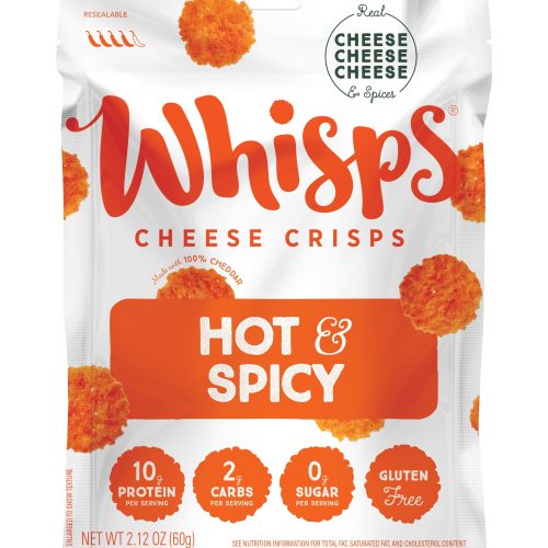 Cello Whisps Cheese Crisps Cello Hot & Spicy 2.12 Ounce 