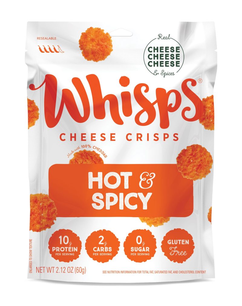 Cello Whisps Cheese Crisps Cello Hot & Spicy 2.12 Ounce