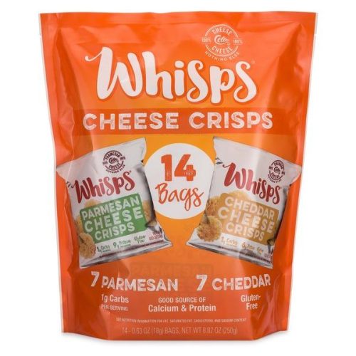 Cello Whisps Cheese Crisps Cello Variety 0.63 Oz-14 Count 