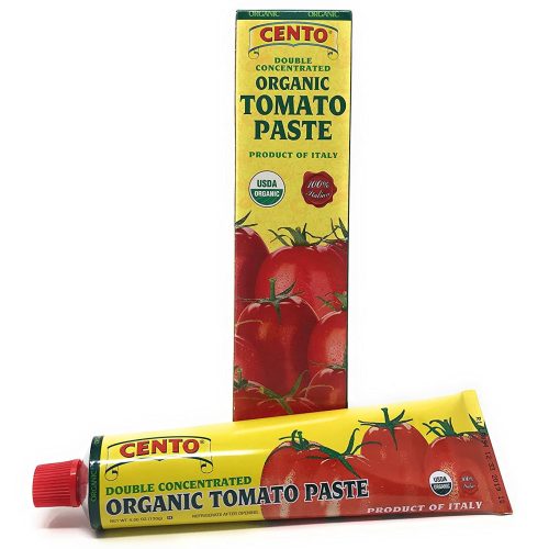 cento double concentrated tomato paste in a tube cento 110695